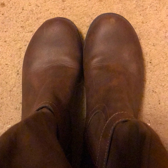 Brown Mid Calf Boots - Picture 3 of 5